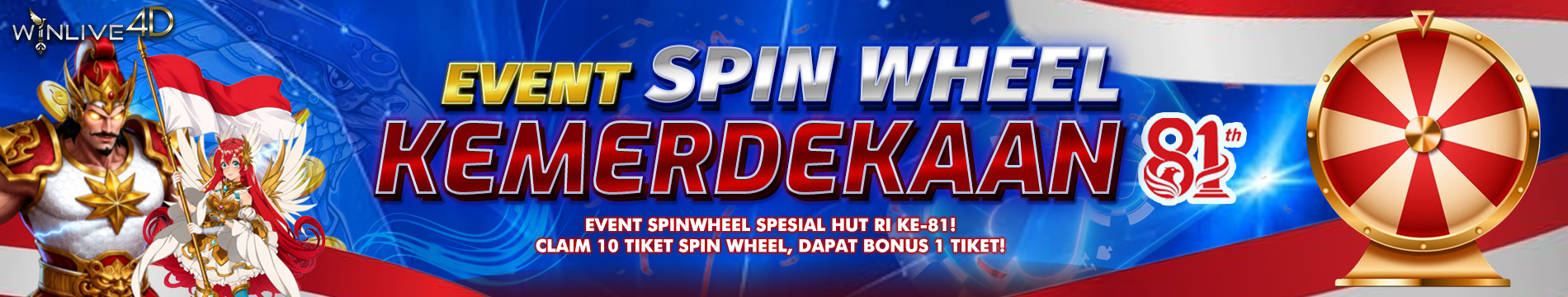 EVENT SPINWHEEL SPESIAL HUT RI KE-81!